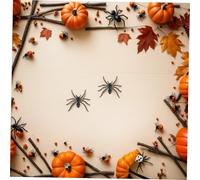 SUPVOX 150pcs Realistic Plastic Spiders Soft Flexible Prank for Halloween Party Decorations Indoor Outdoor Safe Non Toxic Bug Props for Scary Haunted House