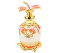 SUPVOX 15ml Dragonfly Decorative Glass Perfume Bottle Jeweled Cap, Empty Refillable Essential Oil and Fragrance Storage Container for Travel and Home Décor Random Style