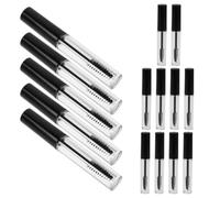 SUPVOX 15pcs 3ml Mini Lip Gloss and Travel Mascara Tubes with Brush Applicator, Plastic Lash Containers with Tight Seal, Compact Design and Makeup Projects