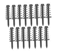 SUPVOX 15pcs Bass Guitar Pickup Screws and Springs Thread Black for Stable Mounting and Precise Height Adjustment Ensuring Clear Sound Quality for Professional and Practice Use