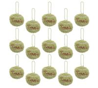 SUPVOX 15pcs Cute Mini Tennis Keychains with Plush and Metal Material, Easy Hanging and Secure Attachment, Sports Party Favors and Birthday and Men