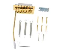 SUPVOX 15Pcs Electric Guitar Tremolo Bridge Saddles Durable Zinc Alloy Components for Enhanced Sound Quality Golden Silver