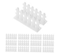 SUPVOX 15pcs Miniature Resin Fence Durable Dollhouse Farm Fencing Accessory for Miniature Garden Ornaments Realistic Micro Landscape Decoration