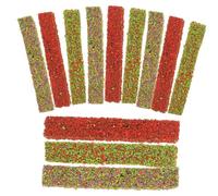 SUPVOX 15PCS Miniature Shrub Clusters for Sand Table Micro Landscape Simulated Vegetation Groups for Model Railway and DIY Garden Decoration Static Shrub Strips for Scenic Display