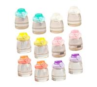 SUPVOX 15pcs Miniature Water Bottle Models for Doll House Accessories Realistic Simulation Bottles with Mixed Colors Mini House Ornament Decor for DIY Creative Display