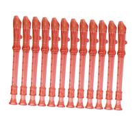SUPVOX 15pcs Practice Clarinet Transparent Candy Color Flute Beginner Musical Instruments Lightweight for Boys Random Color