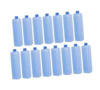 SUPVOX 15pcs Reusable Ice Packs for Cooler Bags Lightweight Plastic Freezer Blocks for Food Preservation and Air Cooler Cooling Shock Resistant Leakproof Cold Packs for Camping Travel and
