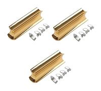 SUPVOX 15pcs Stainless Steel Tone Bar Guitar Slide Lap Steel Slide for Electric Guitar Picks for Beginner Guitarists