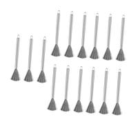 SUPVOX 15pcs Wok Cleaner Brush Handle Stubborn Stain Scrubber for Pots and Pans Kitchen Cleaning Tool for Dishes and Cookware