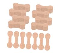 SUPVOX 15pcs Wooden Train Track Connectors DIY Adaptors for Model Railway Wear Resistant Accessories Enhancing Imagination and Fine Motor Skills Development