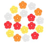 SUPVOX 16 Pcs Bird Feeder Flowers Bird Feeding Dispenser Plastic Pretty Lifelike Flower Design Decorative Effect Garden Use