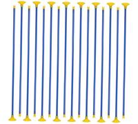SUPVOX 16 Pcs Suction Cup Arrows Plastic Archery for Safe Replacement Training Arrows with Rounded Tips for Outdoor and Indoor Target Practice Games