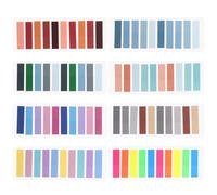 SUPVOX 1600pcs Colored Sticky Sentence Markers Tabs, Portable Reading Index Tabs with 80 Colors, Thin Highlight Strips for Books, Office and Study Annotation