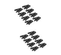 SUPVOX 16pcs Cable Wrappers for Headphones Earphone Wire Organizers Flexible Cord Clips Multipurpose Headset Clips for Desk Organization and Travel Use