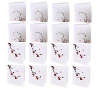 SUPVOX 16pcs Chinese Style Birthday Cards Set with Envelopes, Creative DIY Holiday Blessing Cards for Christmas, Thanksgiving, and Thank You, Mixed Designs for Festive Random Style