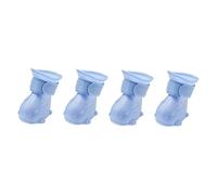 SUPVOX 16pcs Dog Rain Boots and Practical Pet Shoes for Rainy Days Comfortable and Safe for Outdoor Use