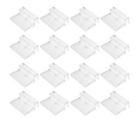 SUPVOX 16pcs Fish Tank Lid Support Fish Tank Cover Support Clamp Easy to Install Supporting Role 1.97x1.57x0.79in for Aquarium Glass Cover