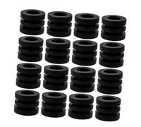 SUPVOX 16pcs Foosball Table Gasket Pads Noise Reducing Football Bumper Washers Easy Installation for Home Office Recreation Football Table Accessories