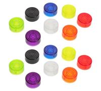 SUPVOX 16pcs Guitar Effects Pedals Footswitch Toppers Non-slip Push Button Caps for Compact Pedal Stomp Button Covers for Guitarists Musicians