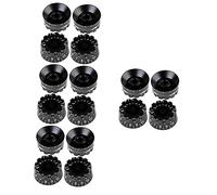 SUPVOX 16pcs Guitar Knobs Volume Control Caps for Electric Guitar Bass Potentiometer Knob Replacements Accessory for Sound