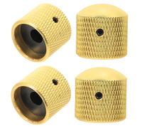 SUPVOX 16pcs Guitar Knobs Volume Hat Metal Knob for Bass Guitar Potentiometer Caps Replacement Fits for Electric Sound Control