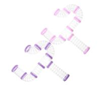 SUPVOX 16pcs Hamster Tunnel Tubes Plastic Diy Cage Tubes for Mice Hedgehogs Squirrels with Splicing Function