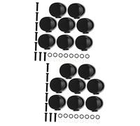 SUPVOX 16pcs Metal Guitar Tuning Peg Buttons for Acoustic Guitars Key Button Screws and Washers Precision Tuning Accessories for Enhanced Performance