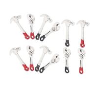 SUPVOX 16pcs Miniature Dollhouse Repair Tools for Realistic Simulation Wrench and Hammer Doll House Furniture Accessories for Pretend Play and Decoration