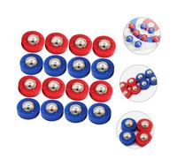 SUPVOX 16pcs Multi-function Shuffleboard Rolling Beads Game Supplies for Tabletop Compact Lightweight Design Smooth Sliding Beads Replacement for Family Fun