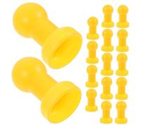 SUPVOX 16Pcs Plastic Trampoline Caps Rod Covers Replacement Parts for Trampoline Poles Protective Sleeve for Outdoor Safety