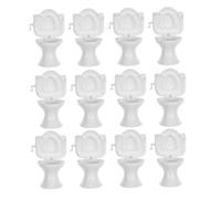 SUPVOX 16pcs Scale Compact Mini Bathroom Accessory Lightweight Mini Adornment for Realistic Dollhouse Play