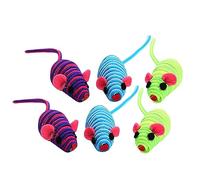 SUPVOX 18 pcs Elastic Rope Mouse Cat Interactive Teaser for Indoor Cats Durable Safe Playful Random Color Random Color