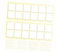 SUPVOX 180pcs No-mark Double-sided Tape Transparent Soundproof Tape for Walls Soundproof Foam Clear Mounting Squares White