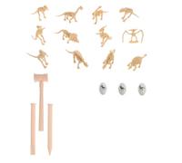SUPVOX 18Pcs Dinosaur Archaeology Digging Educational Dinosaur Skeleton Model for Boys Stem Science Learning and Creative Play
