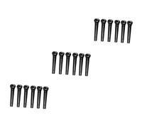 SUPVOX 18pcs Guitar Bridge Pin Acoustic Guitar Tuning Pegs Replacement Hard Ground Parts