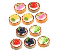 SUPVOX 18pcs Mini Simulated Cream Cake Models for Photo Props and Home Decor Lovely Fake Dessert for Dollhouses DIY Crafts and Pretend Play to Inspire Imagination and Celebration