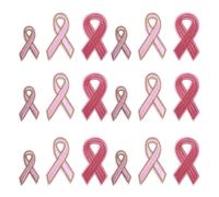 SUPVOX 18pcs Ribbon Patch Appliques Iron on Garment Patches Creative Pink Cloth Embroidery Ribbon Shape Personalize Clothing for Crafts