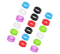 SUPVOX 18pcs Silicone Finger Protectors for Scissors Soft Finger Rings for Pet Grooming and Hair Cutting Injury Prevention and Comfortable Grip Inserts for Professional Barber and Dog