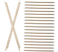 SUPVOX 19pcs Cupronickel Guitar Fret Wires for Classical Guitar Copper Fret Line Replacement Electric Fretboard Wire Set Metal Strips Accessory