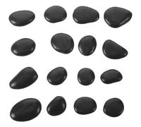 SUPVOX 1kg Natural River Cooking Stones, 2-3cm Heat-Retaining Pebbles for Tabletop Steak Grilling, Uncoated Rock Set for Outdoor BBQ & Food Heating