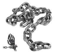 SUPVOX 1M Halloween Decorative Chain Realistic Plastic Prop for Costume Party and Haunted House Decor Lightweight and for Festive Occasions