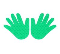 SUPVOX 1Pair Colored Handprint Patches Coordination Training Prop Educational Supplies for Enhance Hand Eye Coordination Fun Home Decoration