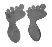 SUPVOX 1Pair Garden Cast Iron Stepping Stones Heavy Duty Footprint Mats for Outdoor Decor Retro Walking Stones for Garden Pathways Courtyard Walkways and Landscaping