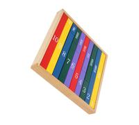 SUPVOX 1Pc Colorful Wooden Building Blocks for Montessori Puzzle Educational for Early Learning Cognitive Development and Hand Eye Coordination Preschool Settings