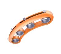 SUPVOX 1Pc Finger Expansion Training Tool Finger Trainer for Guitar Ukulele Piano High Toughness Elasticity for Beginners Orange