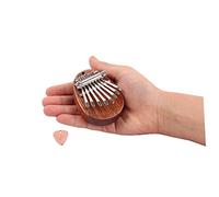 SUPVOX 1pc Kalimba Thumb Piano Portable Creative Musical Instrument for Beginners Pick for Parties and Brown