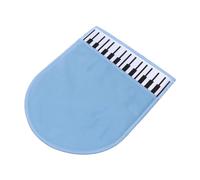 SUPVOX 1pc Piano Cleaning Cloth Sky Blue High Grade Dust Water Removal Creative Keyboard Design Reusable Easy to Clean