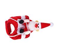 SUPVOX 1Pc Santa Claus Riding Pet Costume for Christmas Red S for Festival Dress Up and Cosplay Comfortable Material for Pets for Parties and Outdoor