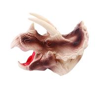 SUPVOX 1Pc Triceratops Dinosaur Hand Puppet Figure for Fun Role Play Animal Glove Safe and Flexible Design for Birthday and Christmas