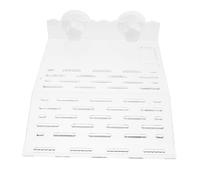 SUPVOX 1Pc Turtle Basking Platform Transparent Floating Dock with Suction Cups for Turtles Reptiles and Amphibians for Climbing Feeding and Playing Aquarium